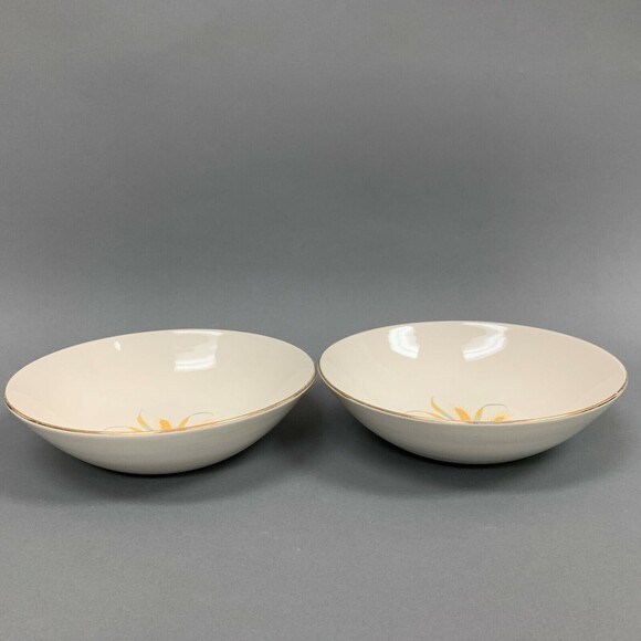 Lifetime China Co Fieldcrest Vegetable Serving Bowls Semi-Vitreous Lot of 2 - Picture 2 of 11